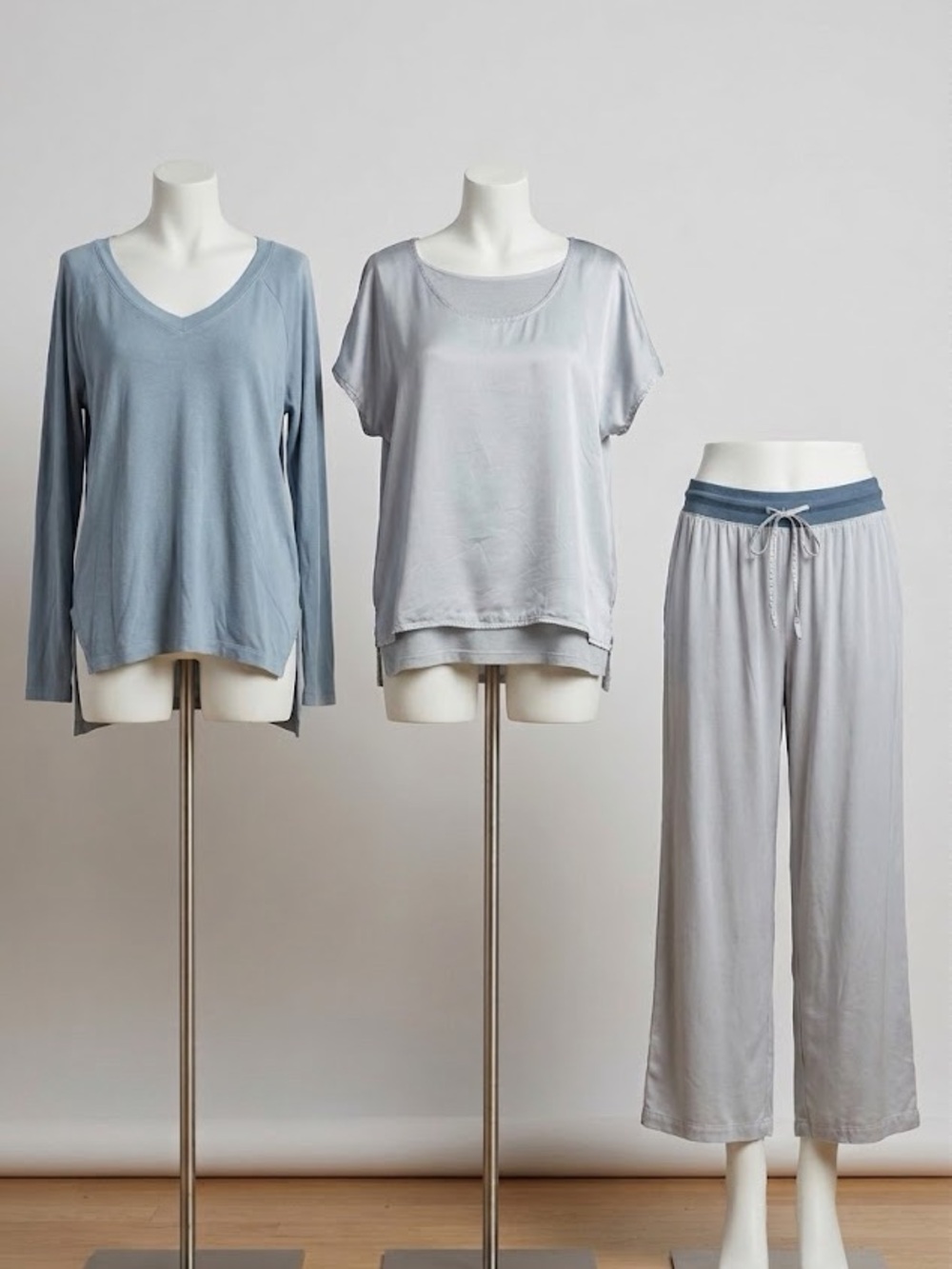 NWOT PJ Harlow 3 Piece Set XS Grey